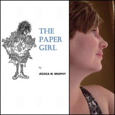 Book cover of The Paper Girl chapbook